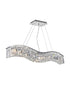 CWI Lighting Glamorous 7 Light Down Chandelier With Chrome Finish Model: 8004P36C-A (CLEAR)