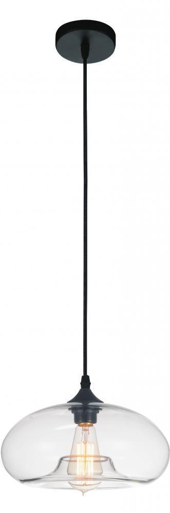 CWI Lighting Glass 1 Light Down Mini Pendant With Transparent Model: 5553P11-CLEAR