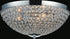 CWI Lighting Globe 3 Light Bowl Flush Mount With Chrome Finish Model: QS8357C12C