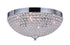 CWI Lighting Globe 4 Light Bowl Flush Mount With Chrome Finish Model: QS8357C16C