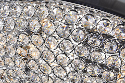 CWI Lighting Globe 6 Light Bowl Flush Mount With Chrome Finish Model: QS8357C20C