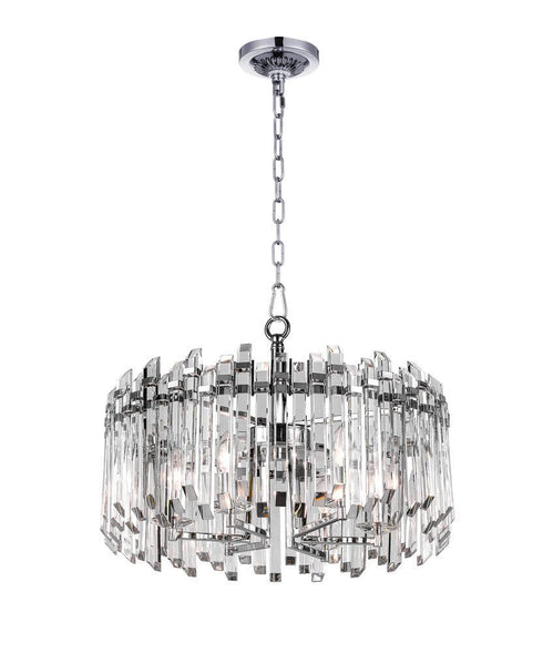 CWI Lighting Henrietta 6 Light Chandelier With Chrome Finish Model: 1065P24-6-601