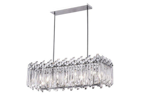 CWI Lighting Henrietta 8 Light Chandelier With Chrome Finish Model: 1065P33-8-601-RC
