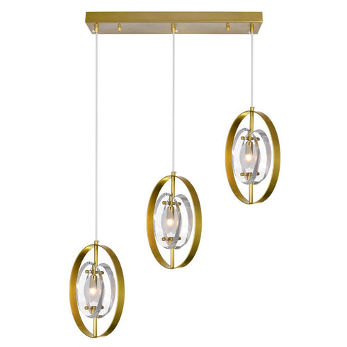 CWI Lighting Iris 3 Light Islan Pool Table Chandelier With Model: 1224P22-3-625