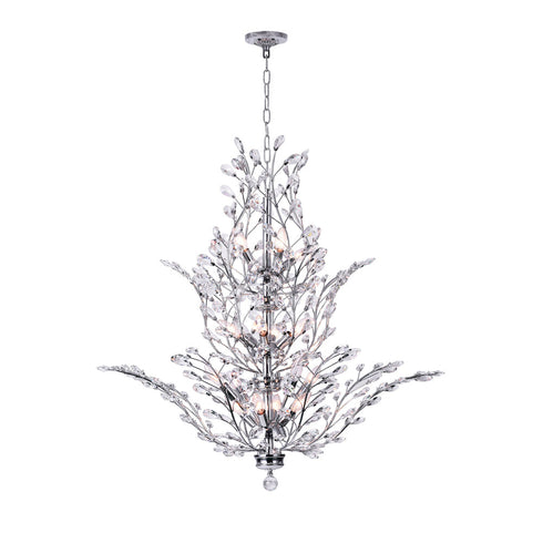 CWI Lighting Ivy 18 Light Chandelier With Chrome Finish Model: 5206P40C