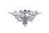 CWI Lighting Ivy 3 Light Drum Shade Flush Mount With Chrome Model: 5206C16C
