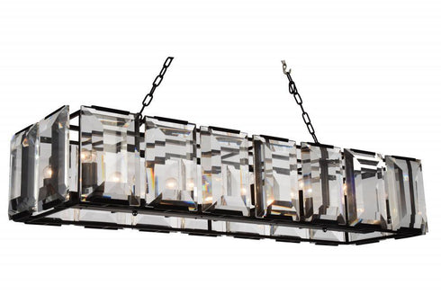 CWI Lighting Jacquet 14 Light Chandelier With Black Finish Model: 9860P55-14-101