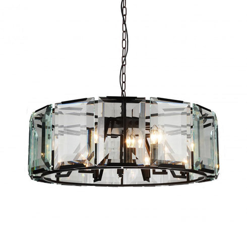 CWI Lighting Jacquet 18 Light Chandelier With Black Finish Model: 9860P43-18-101