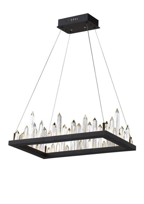 CWI Lighting Juliette LED Chandelier With Black Finish Model: 1043P32-101-RC