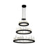 CWI Lighting Juliette LED Chandelier With Black Finish Model: 1043P32-3-101
