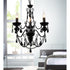 CWI Lighting Keen 3 Light Up Chandelier With Black Finish Model: 5095P16B-3