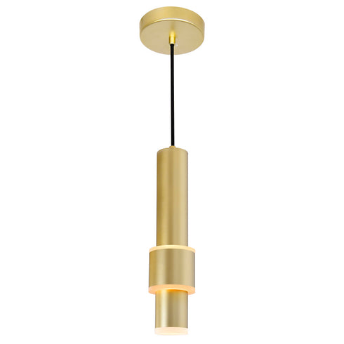 CWI Lighting Lena LED Integrated Mini Pendant With Satin Model: 1390P5-1-602