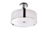 CWI Lighting Lucie 4 Light Drum Shade Chandelier With Chrome Model: 5571P17C-R