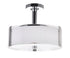 CWI Lighting Lucie 4 Light Drum Shade Chandelier With Chrome Model: 5571P17C-R