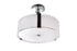 CWI Lighting Lucie 4 Light Drum Shade Chandelier With Chrome Model: 5571P17C-R