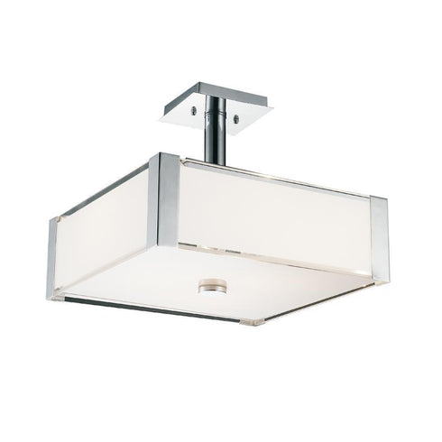 CWI Lighting Lucie 4 Light Drum Shade Chandelier With Chrome Model: 5571P17C-S