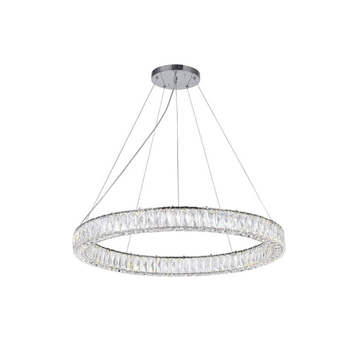 CWI Lighting Madeline LED Chandelier With Chrome Finish Model: 1044P32-601-R-1C