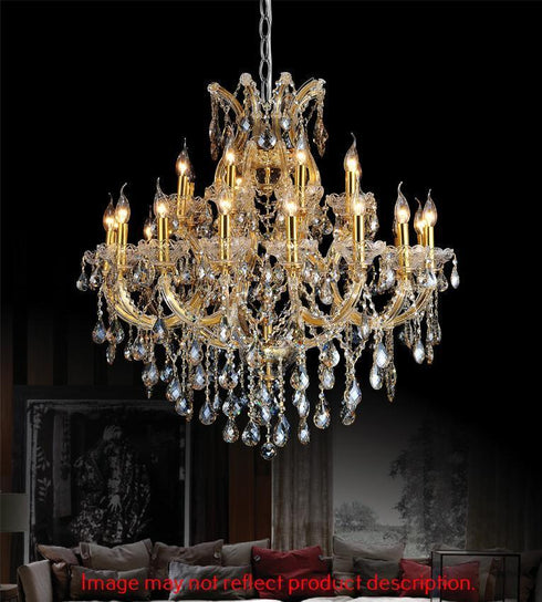 CWI Lighting Maria Theresa 25 Light Up Chandelier With Chrome Finish Model: 8318P36C-25 (CLEAR)