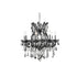 CWI Lighting Maria Theresa 9 Light Up Chandelier With Chrome Finish Model: 8311P24C-9 (CLEAR)