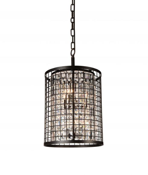 CWI Lighting Meghna 6 Light Up Chandelier With Brown Finish Model: 9697P17-6-192