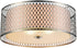 CWI Lighting Mikayla 3 Light Drum Shade Flush Mount With Satin Model: 5555C17SN