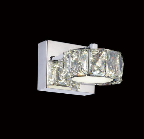 CWI Lighting Milan LED Bathroom Sconce With Chrome Finish Model: 5625W5ST
