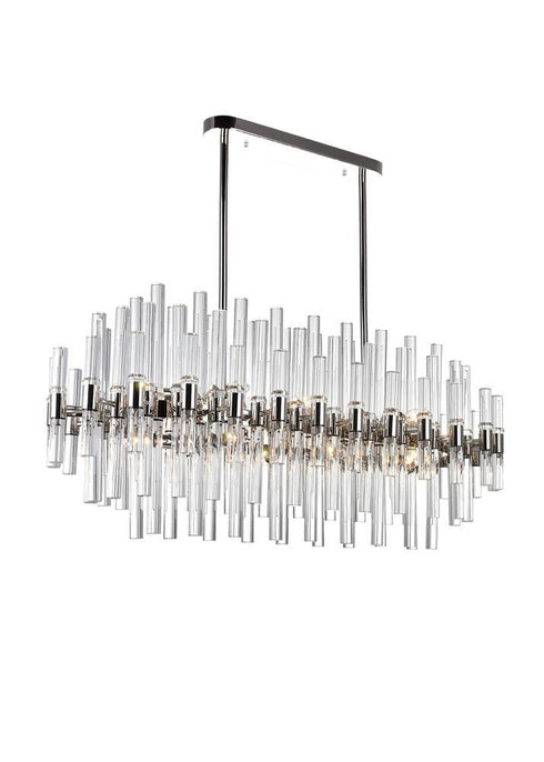 CWI Lighting Miroir 16 Light Pool Table Light With Polished Model: 1137P40-16-613