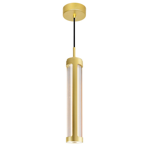CWI Lighting Neva 3 Inch LED Integrated Satin Gold Model: 1343P3-602-C