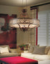 CWI Lighting Nicole 6 Light Drum Shade Chandelier With Brushed Model: 9807P39-6-116