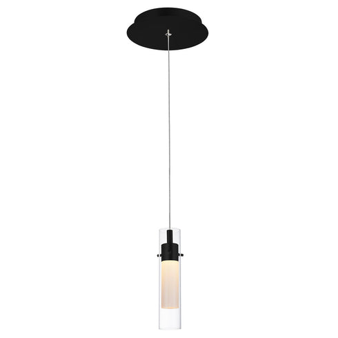 CWI Lighting Olinda LED Integrated Black Mini Pendant Model: 1606P5-1-101