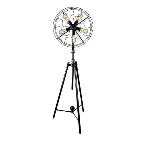 CWI Lighting Pamela 5 Light Floor Lamp With Black Finish Model: 9606F20-5-101