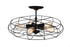 CWI Lighting Pamela 5 Light Flush Mount With Black Finish Model: 9606C19-5-101