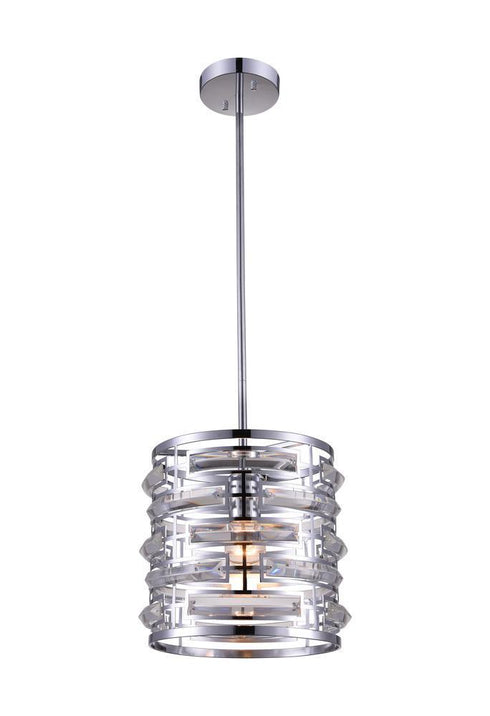 CWI Lighting Petia 1 Light Drum Shade Mini Chandelier With Model: 9975P10-1-601