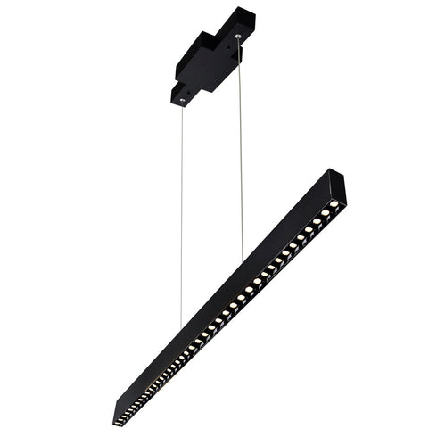 CWI Lighting Pienza 2 Inch LED Integrated Black Chandelier Model: 1701P52-A-101