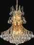 CWI Lighting Princess 10 Light Down Chandelier With Chrome Finish Model: 8012P24C