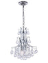 CWI Lighting Princess 3 Light Mini Chandelier With Chrome Finish Model: 8012P12C