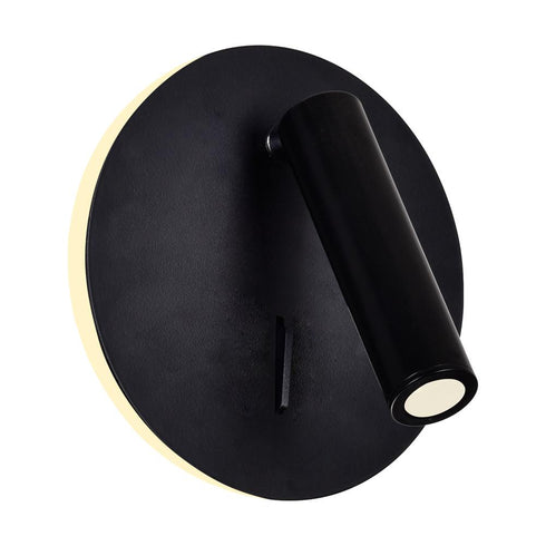 CWI Lighting Private I LED Sconce With Matte Black Finish Model: 1241W6-101