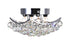 CWI Lighting Queen 4 Light Flush Mount With Chrome Finish Model: 8038C10C-S