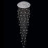 CWI Lighting Rain Drop 12 Light Flush Mount With Chrome Finish Model: 6601C32C-12