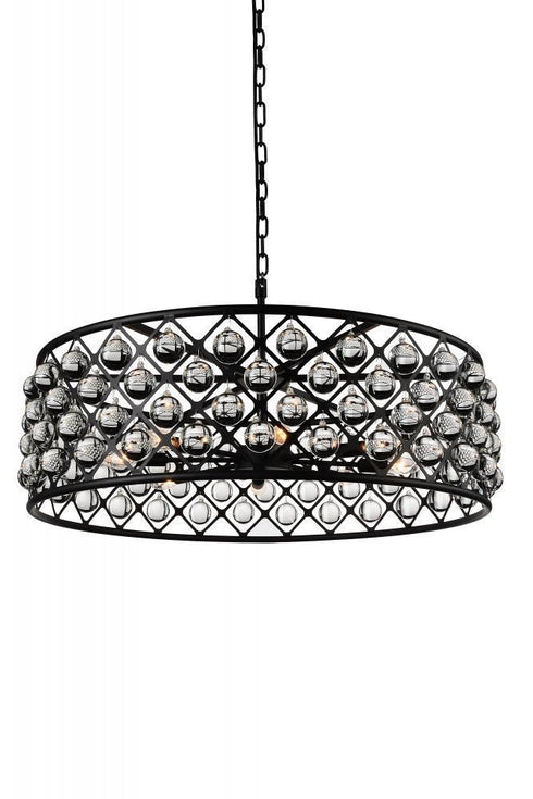 CWI Lighting Renous 5 Light Chandelier With Black Finish Model: 9862P20A-5-101