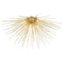 CWI Lighting Savannah 8 Light Flush Mount With Gold Leaf Finish Model: 1034C40-8-620