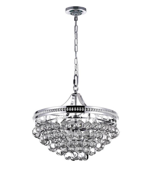 CWI Lighting Seraphina 5 Light Chandelier With Chrome Finish Model: 1070P16-5-601