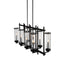 CWI Lighting Sierra 8 Light Up Chandelier With Black Finish Model: 9827P38-8-RC-101