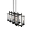 CWI Lighting Sierra 8 Light Up Chandelier With Black Finish Model: 9827P38-8-RC-101