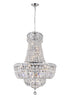 CWI Lighting Stefania 13 Light Down Chandelier With Chrome Finish Model: 8003P22C