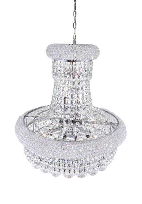 CWI Lighting Stefania 8 Light Down Chandelier With Chrome Finish Model: 8003P18C