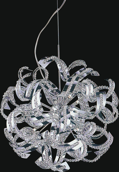 CWI Lighting Swivel 14 Light Chandelier With Chrome Finish Model: 5067P22C