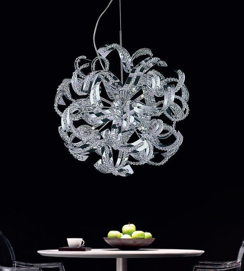 CWI Lighting Swivel 14 Light Chandelier With Chrome Finish Model: 5067P22C
