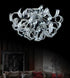 CWI Lighting Swivel 9 Light Flush Mount With Chrome Finish Model: 5067C18C