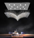 CWI Lighting Twinkle 11 Light Flush Mount With Chrome Finish Model: 6610C36C